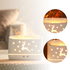 Flame Humidifier Diffuser Mute Household Atmosphere Lamp Christmas Home Decorations